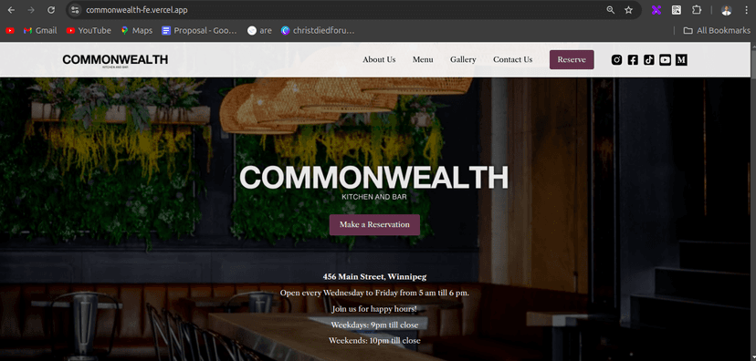 Commonwealth Kitchen and Bar